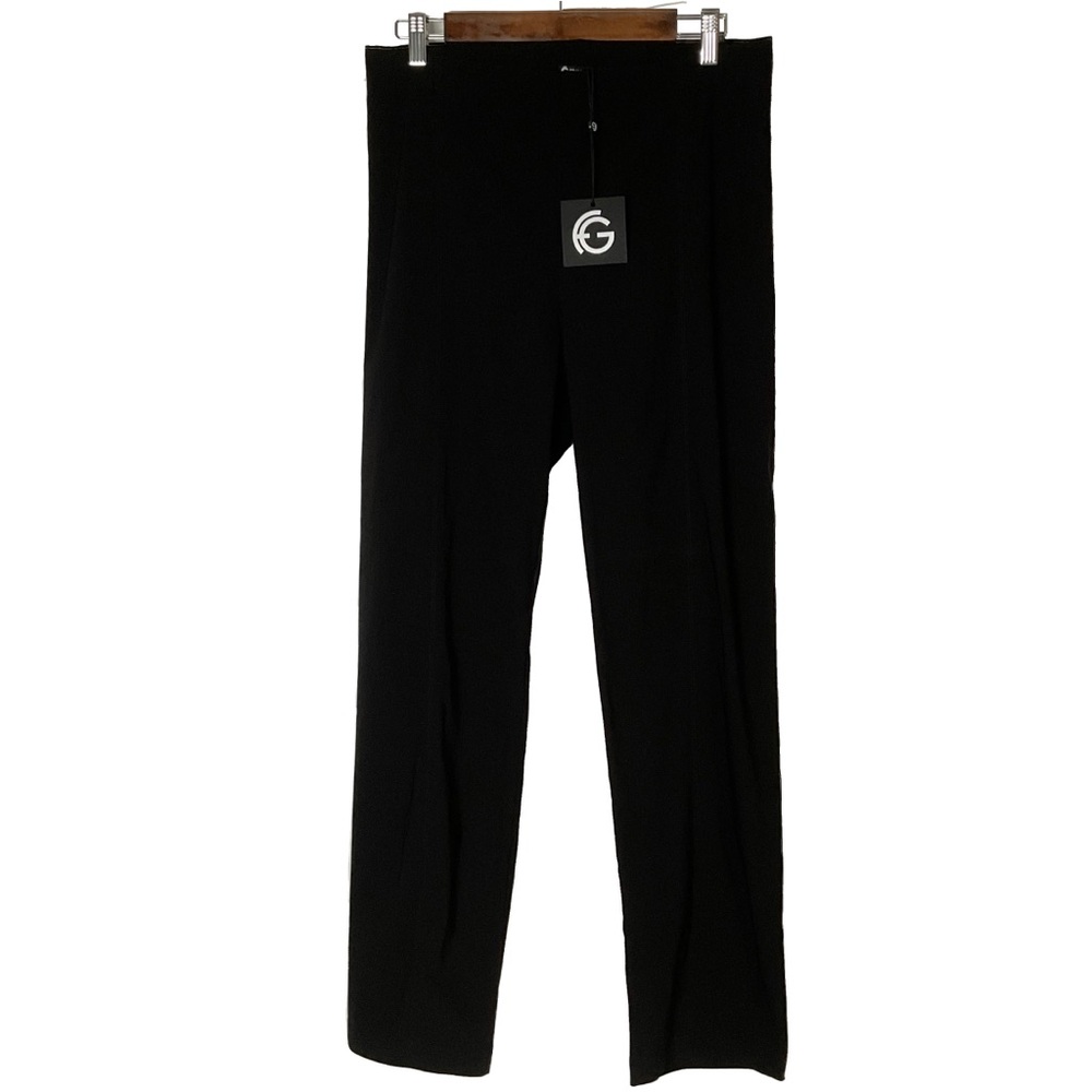 Franne Golde Women's All Season Classic 28 Straight Leg Pull-On Stretch Pants 14